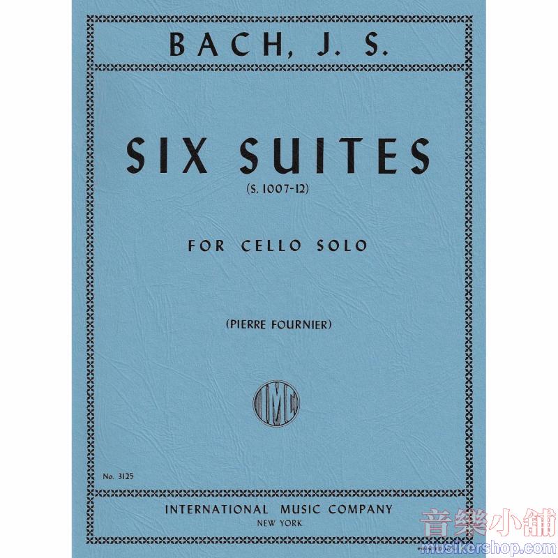 Johann Sebastian Bach : 6 Suites BWV 1007-1012 (Fournier Edition)