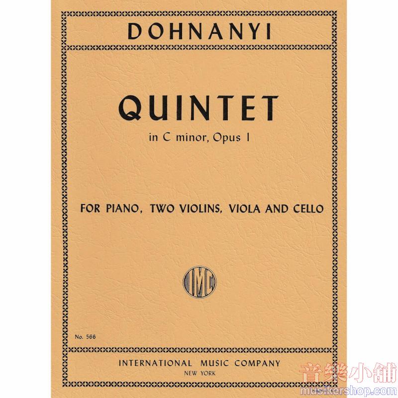 Dohnanyi Quintet in C minor, Opus 1