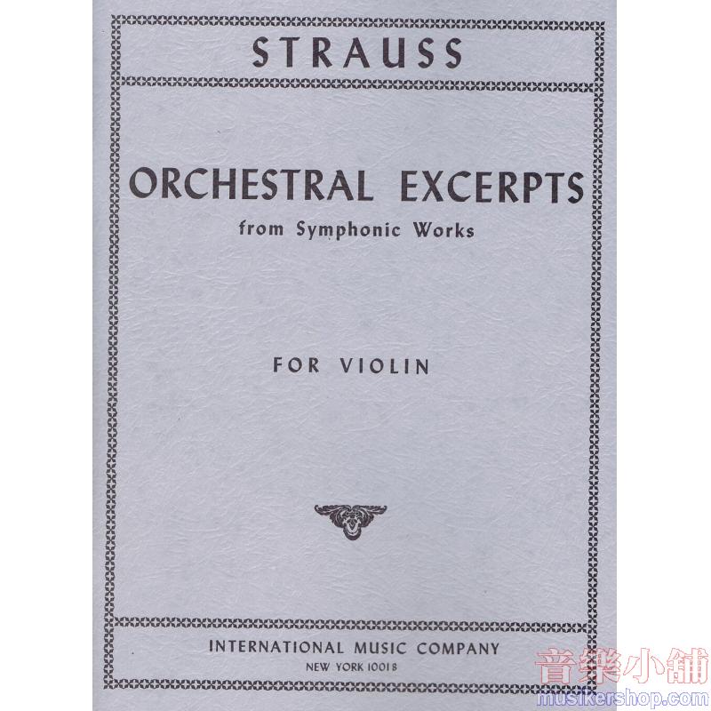 Orchestral Excerpts from Ten Symphonic Poems