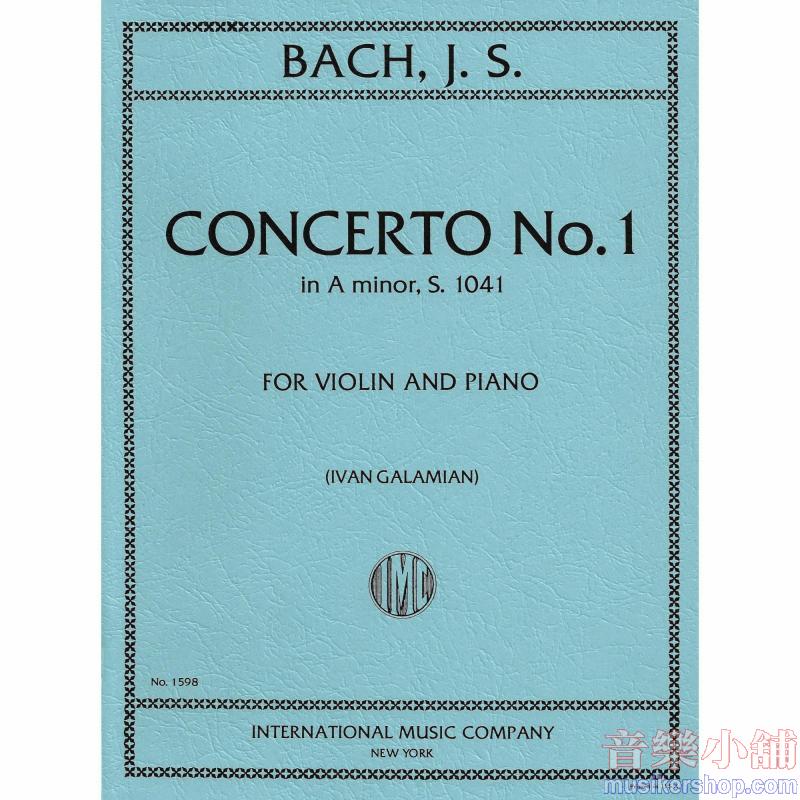 Concerto N. 1 La M. Bwv 1041 (Galamian)