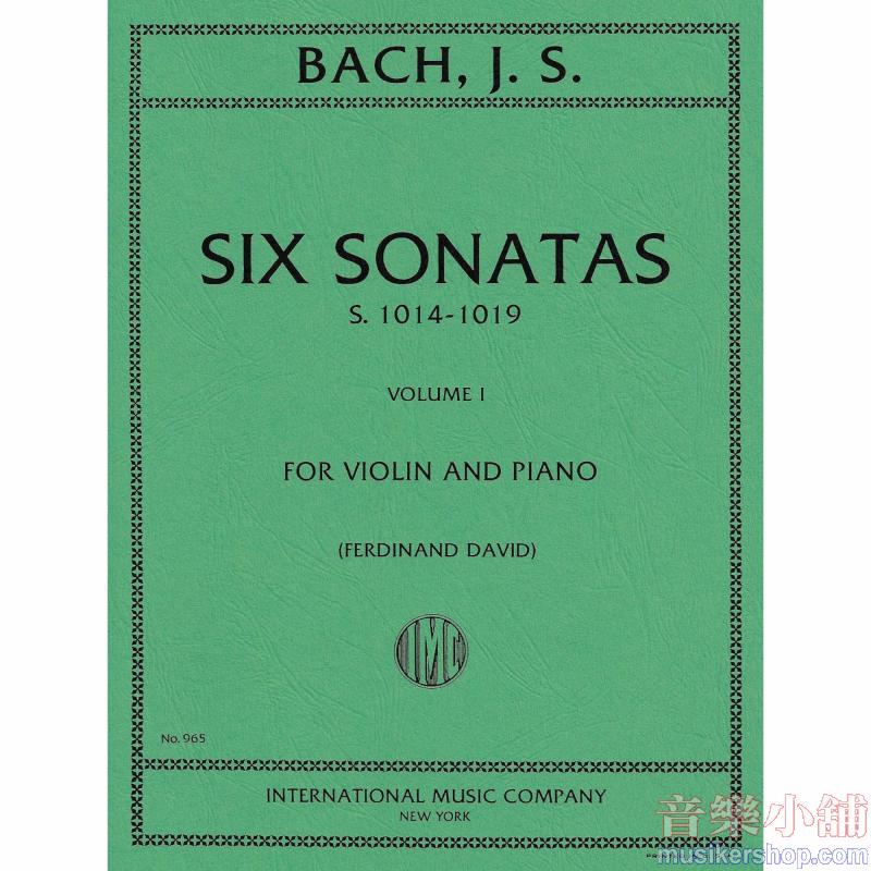 6 Sonate Vol. 1 (Bwv 1014-1016) (David)