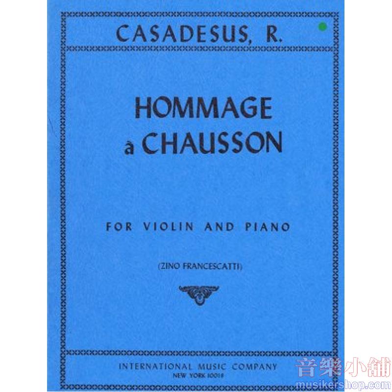 Omaggio A Chausson (Francescatti)