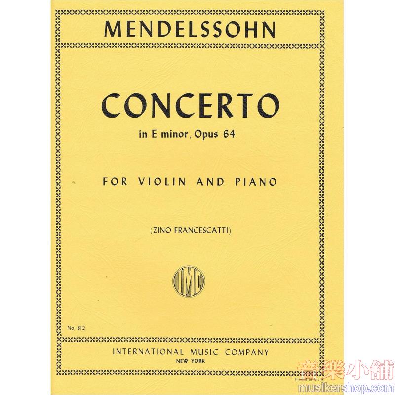 Concerto Mi M. Op. 64 (Francescatti)