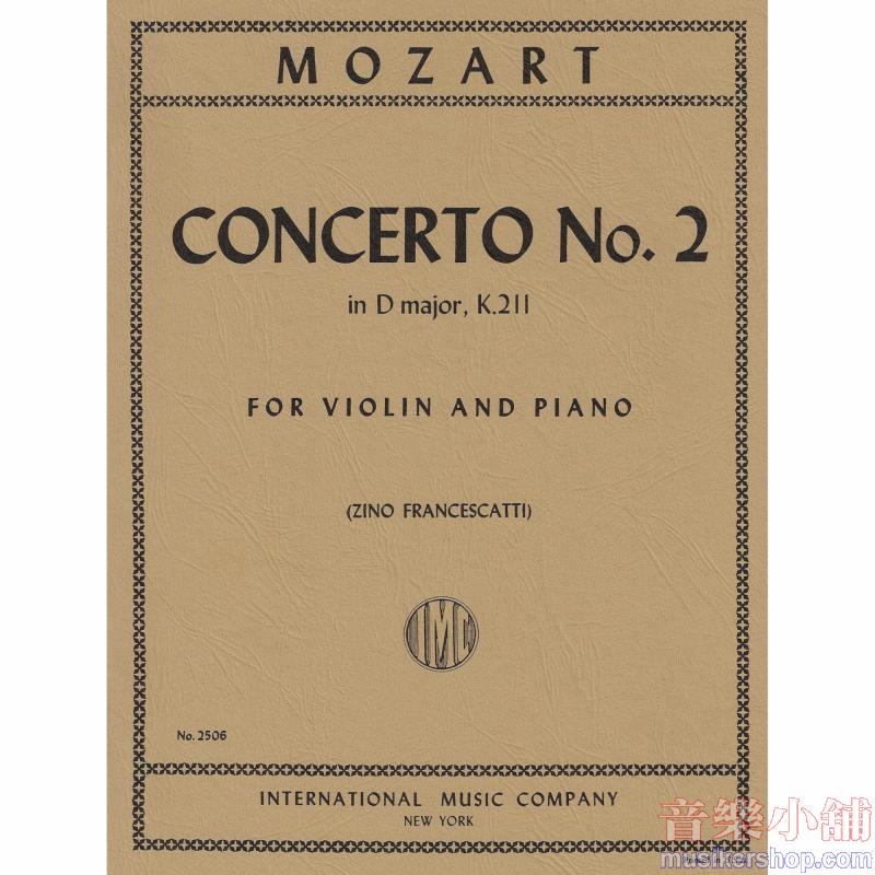 Concerto N. 2 Re K 211 (Francescatti)