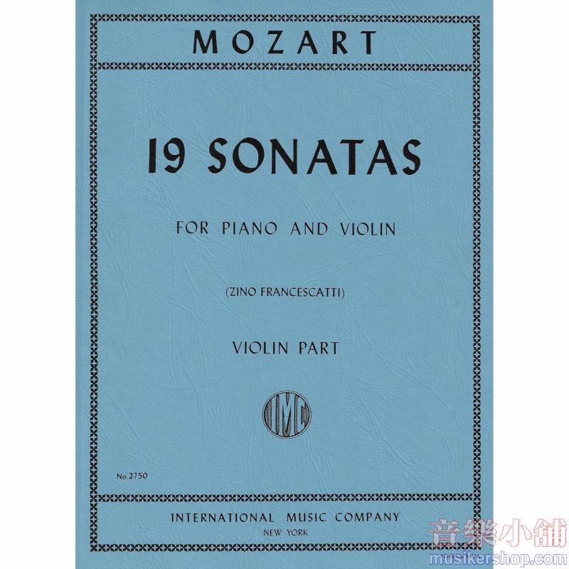 Mozart : 19 Sonate (Francescatti)