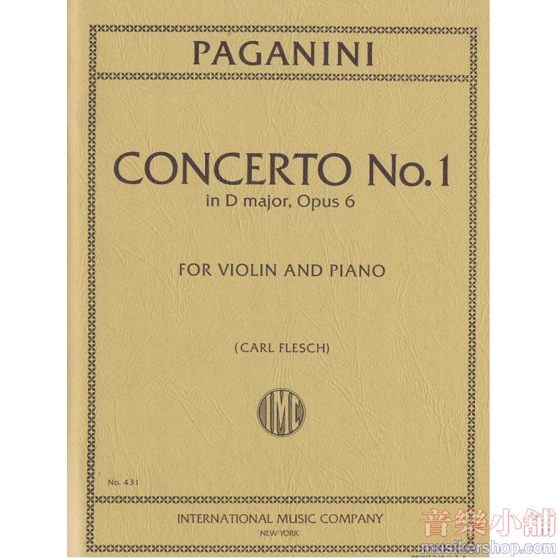 Concerto N. 1 Re Op. 6 (Flesch)