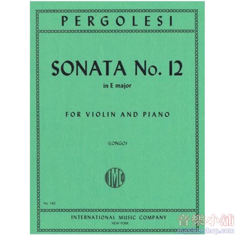 Sonata N. 12 Mi M. (Longo)