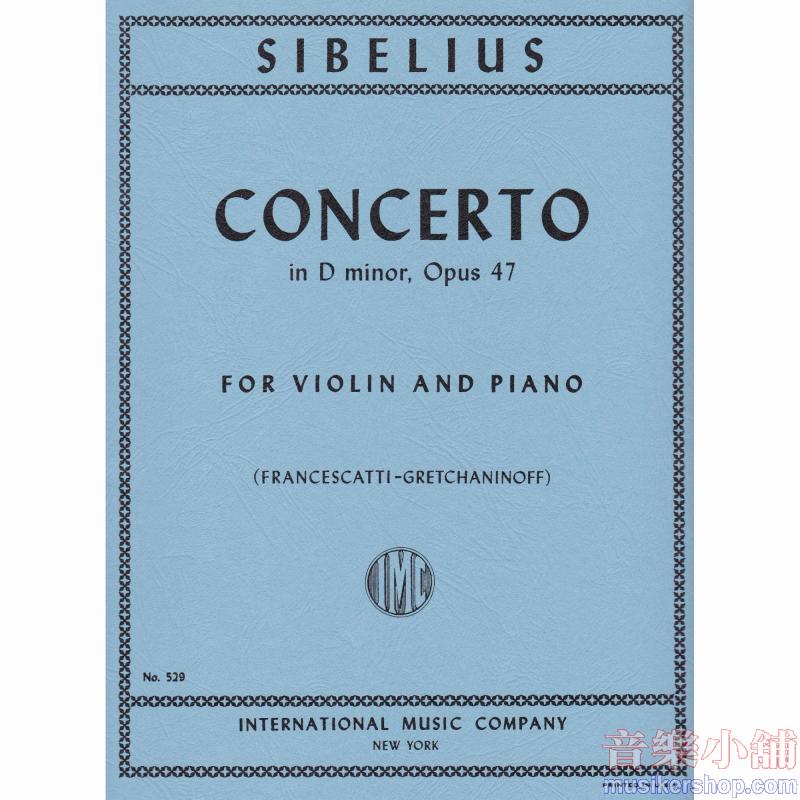 Concerto in D minor, Op. 47 (FRANCESCATTI)