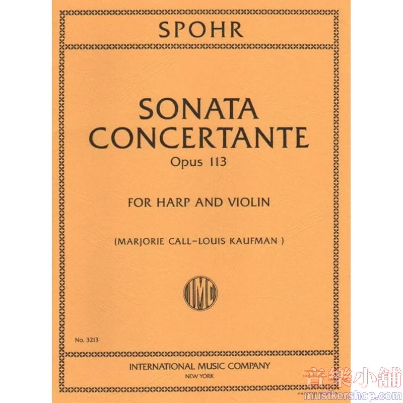Sonata Concertante Op.113 Vn E Arpa (Call/Kaufman)