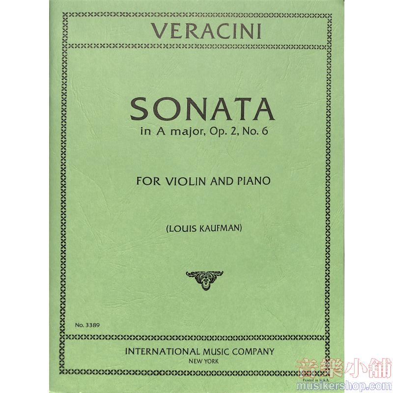 Sonata La Maggiore Op. 2 N. 6
