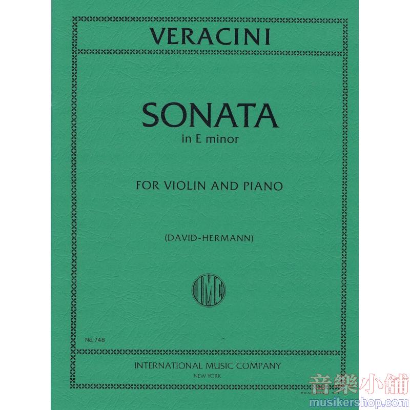 Sonata Mi M. Op. 1 (David/Hermann)