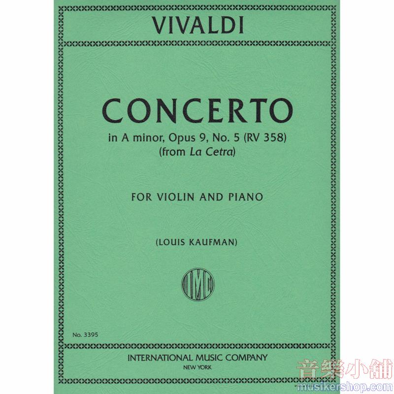 Concerto In A Min Op.9 N.5 Rv358 La Cetra