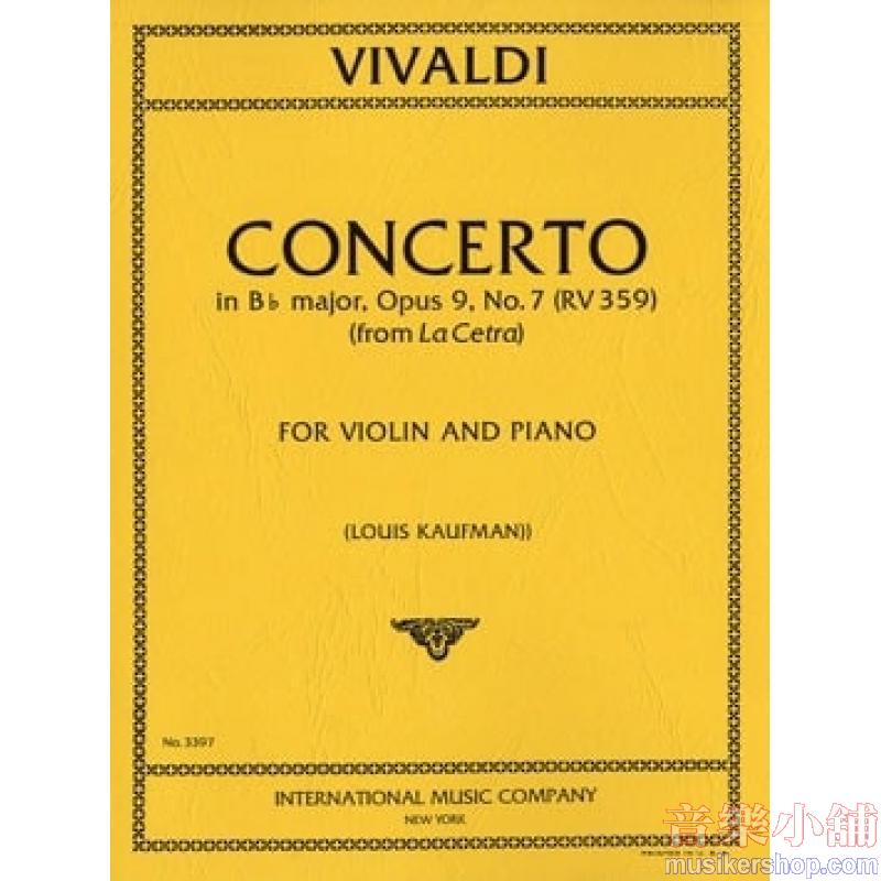 Concerto In Si Bem Op. 9 N. 7 (Rv 359)
