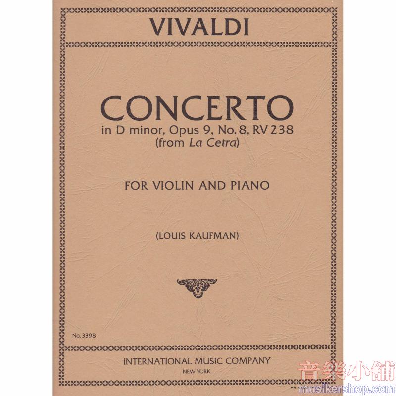 Violin Concerto D Minor Op.9/8 Rv238
