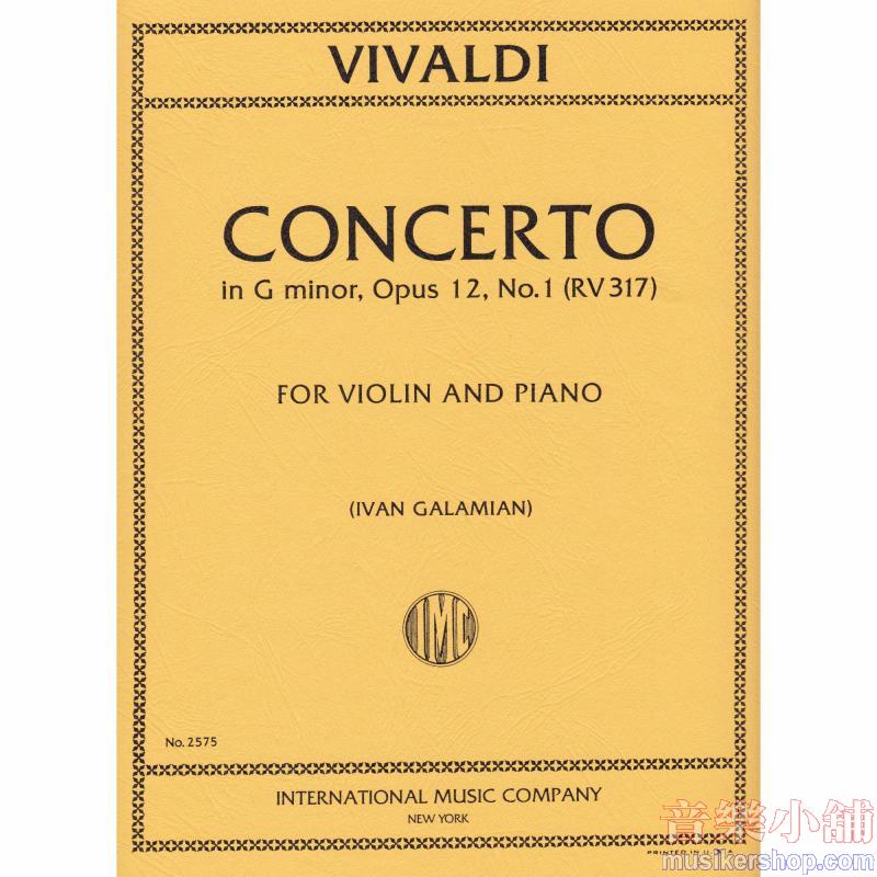 Concerto in G minor, RV 317 (Opus 12, No. 1)