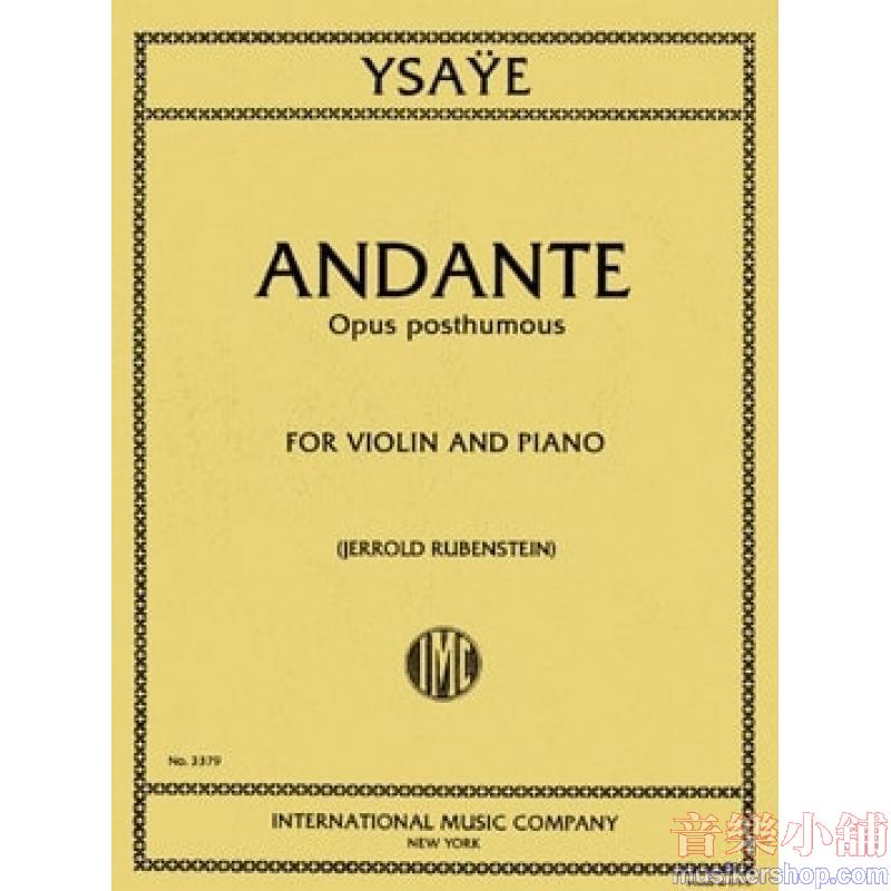 Andante Opus Posthumous