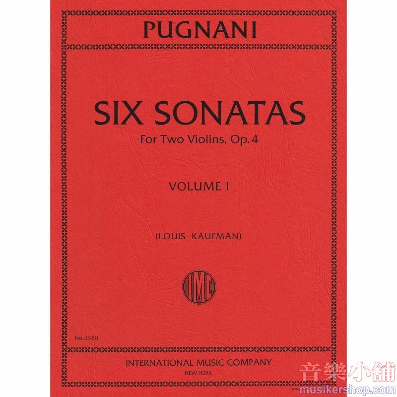 Six Sonatas, Op. 4 - Vol. Ii (Kaufman)