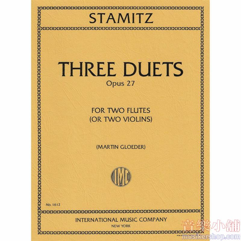 3 Duetti Op. 27 (Gloeder)