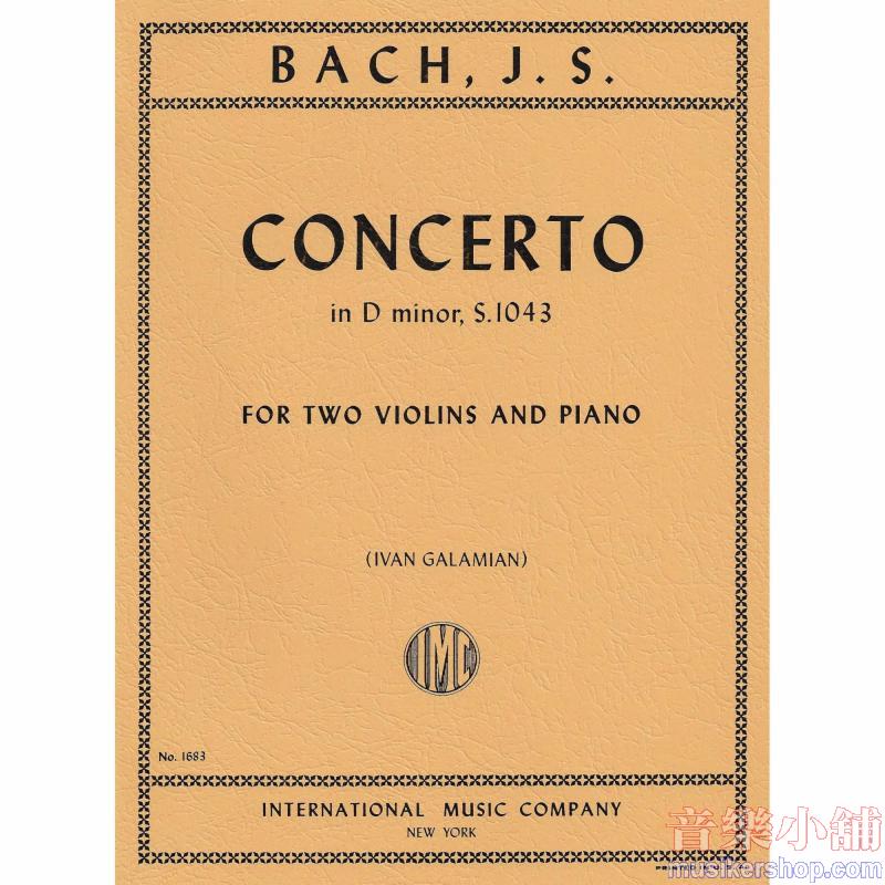 Concerto Re M. BWV 1043 (Galamian)