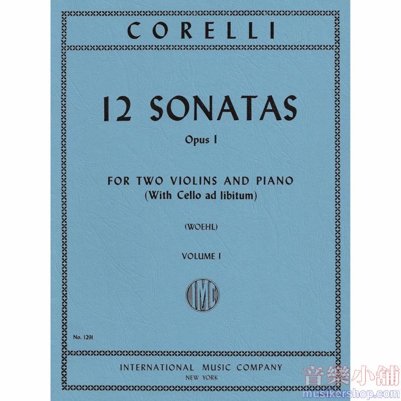 12 Sonate Op. 1 Vol. 1 (Woehl/Lyman)