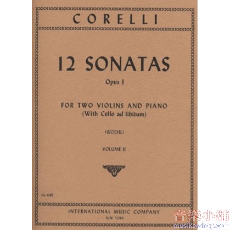 12 Sonatas Opus. 1 Vol. 2