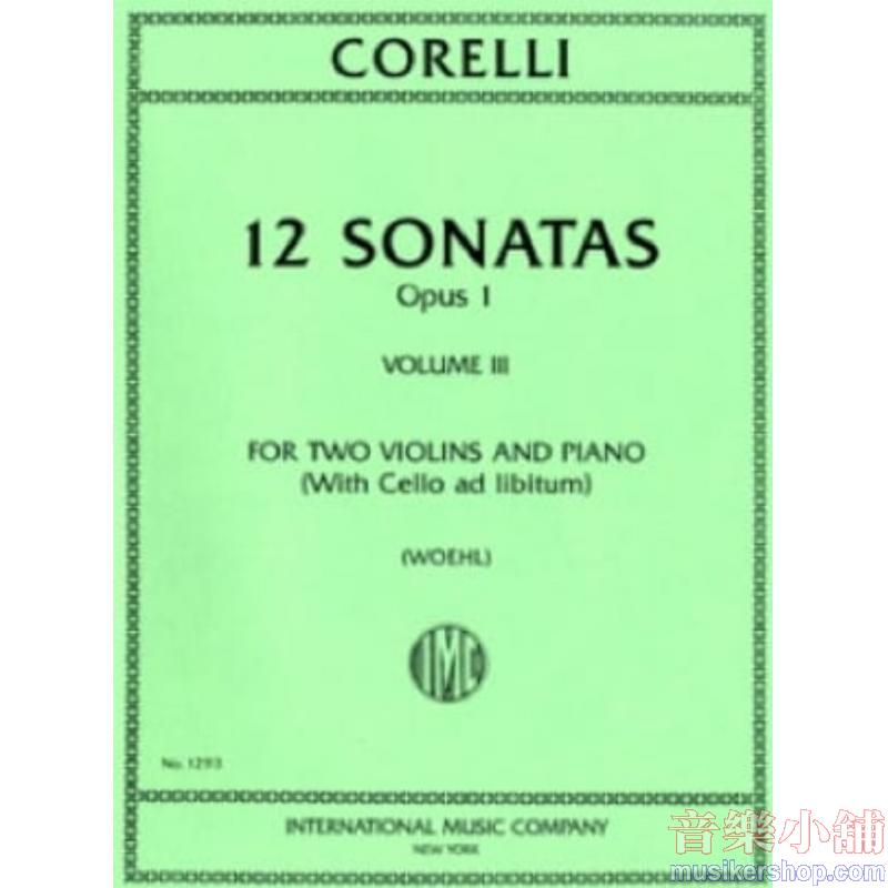 12 Sonate Op. 1 Vol. 3 (Woehl/Lyman)