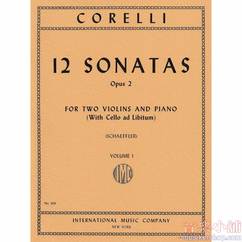12 Sonate Op. 2 Vol. 1 (Schaeffler)