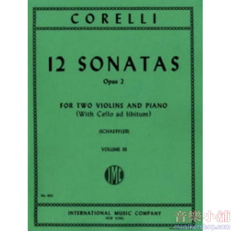 12 Sonate Op. 2 Vol. 3 (Schaeffler)