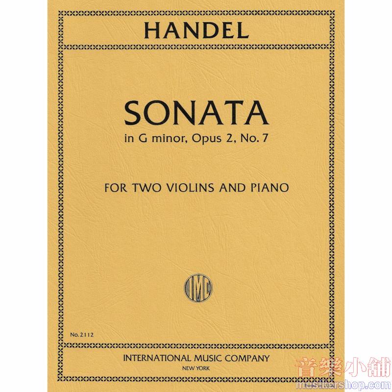 Sonata in G minor, op. 2 No. 7