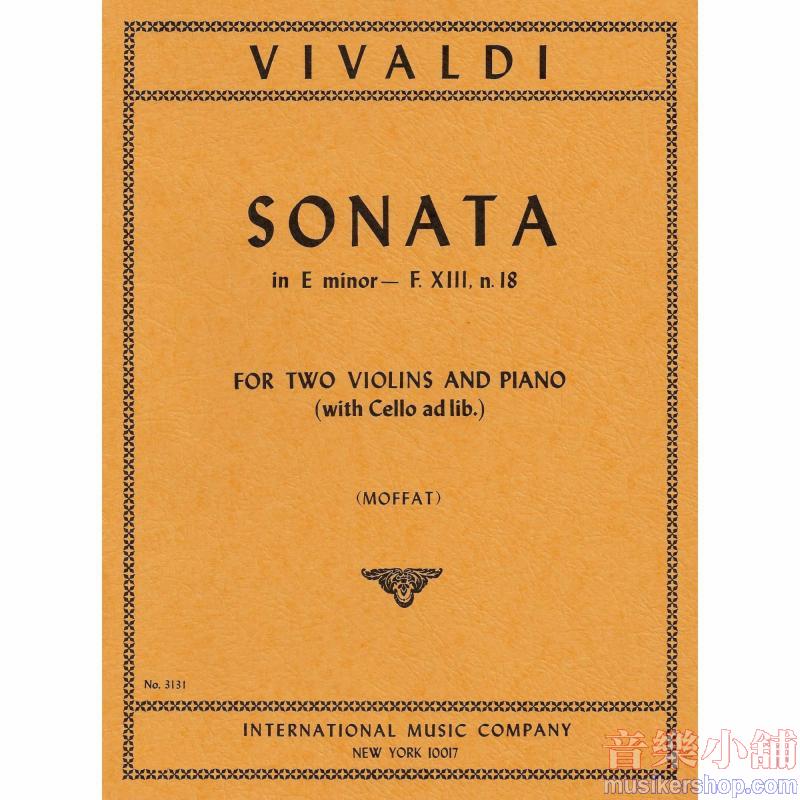Vivaldi：Sonata in E minor, RV 67 (Op. 1, No. 2)