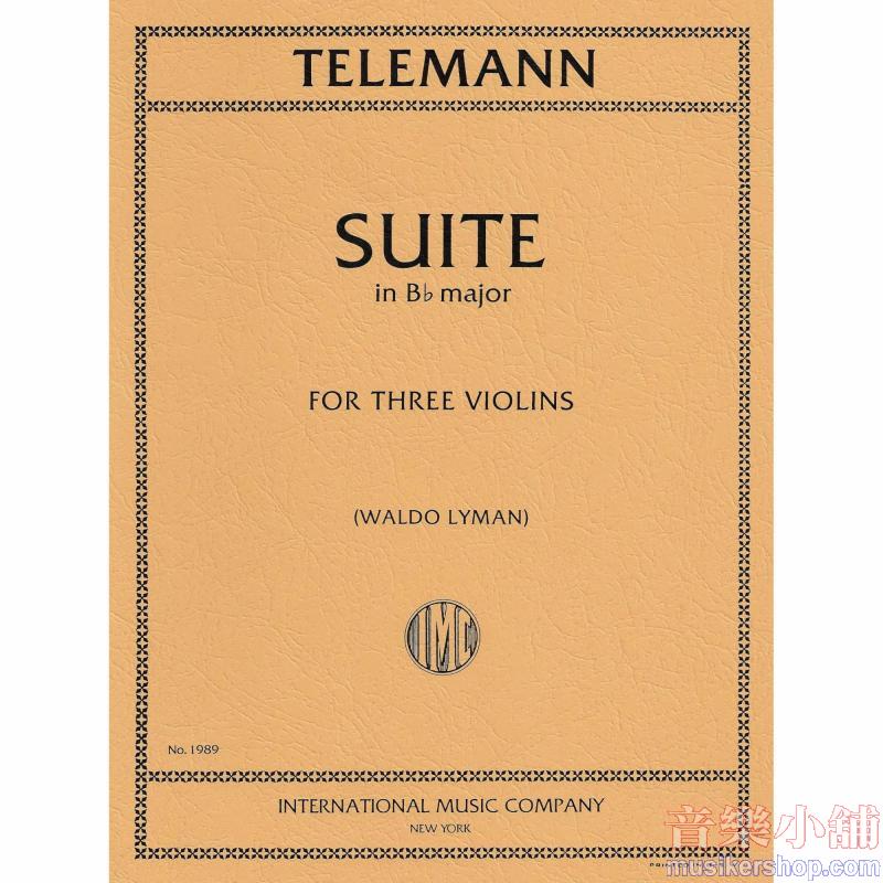 Telemann：Suite 3Vn (Lyman)