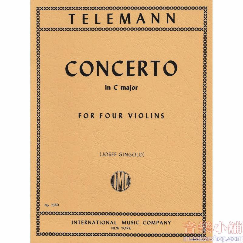 Telemann：Concerto Do (Gingold)