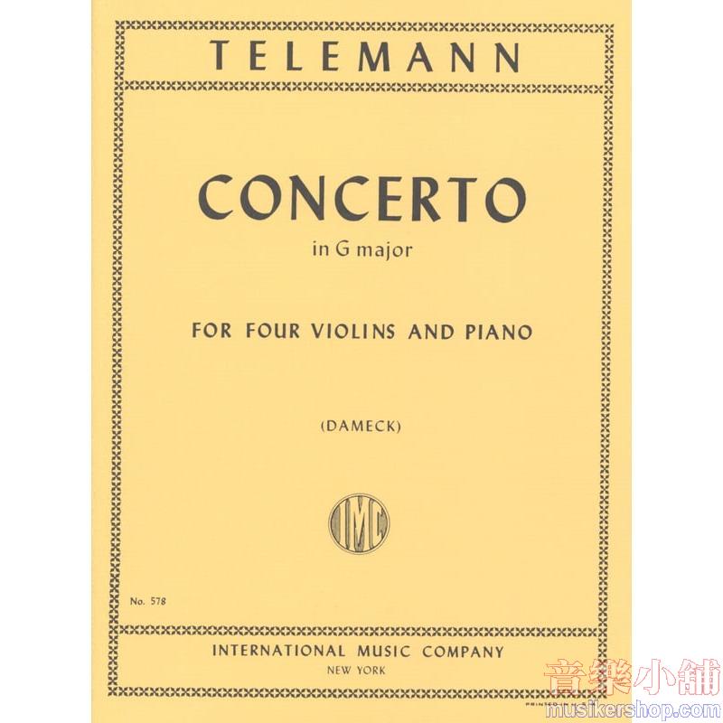 Telemann：Concerto In G Major (Dameck)