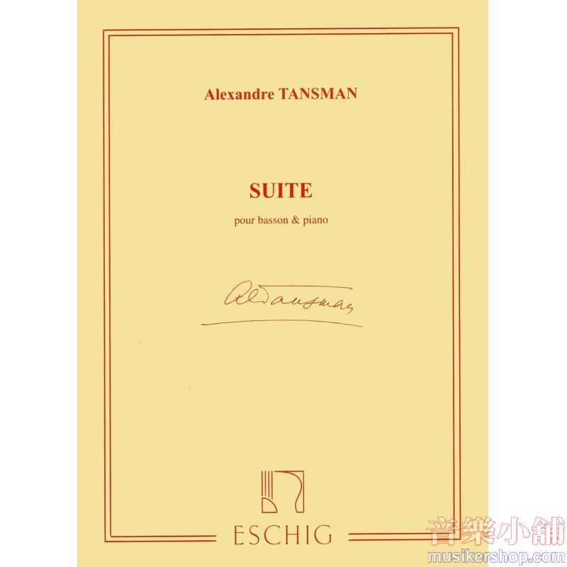 Tansman: Suite for Bassoon & Piano