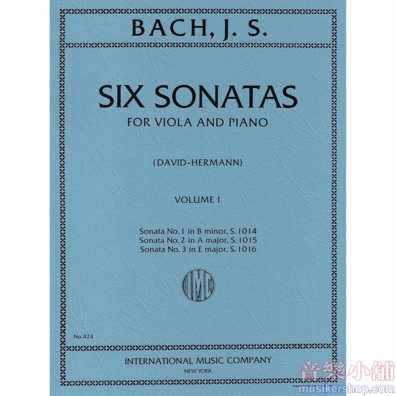 Bach：6 Sonate Vol. 1