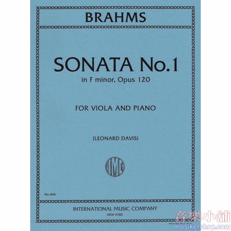 Brahms:Sonata Fa M. Op.120 N. 1 (Davis)
