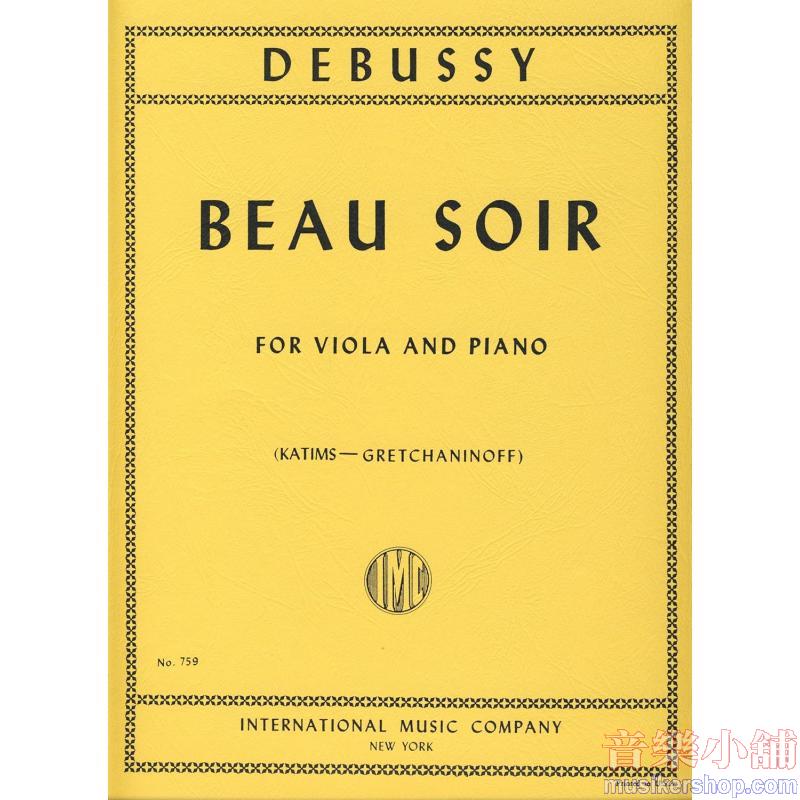 Debussy:Beau Soir (Katims)