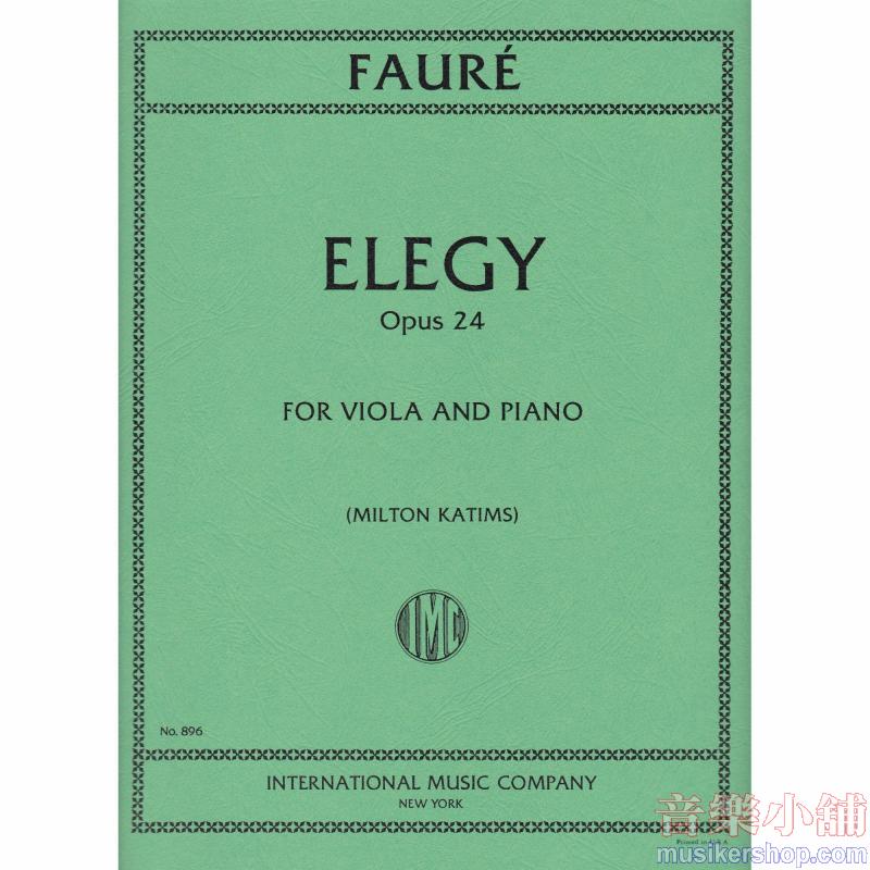 Faure:Elegy op.24 For Viola & Piano
