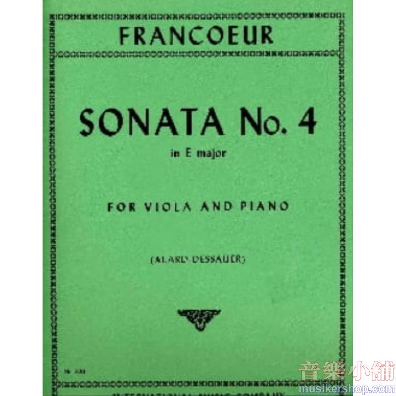 Francoeur:Sonata No.4 E Major