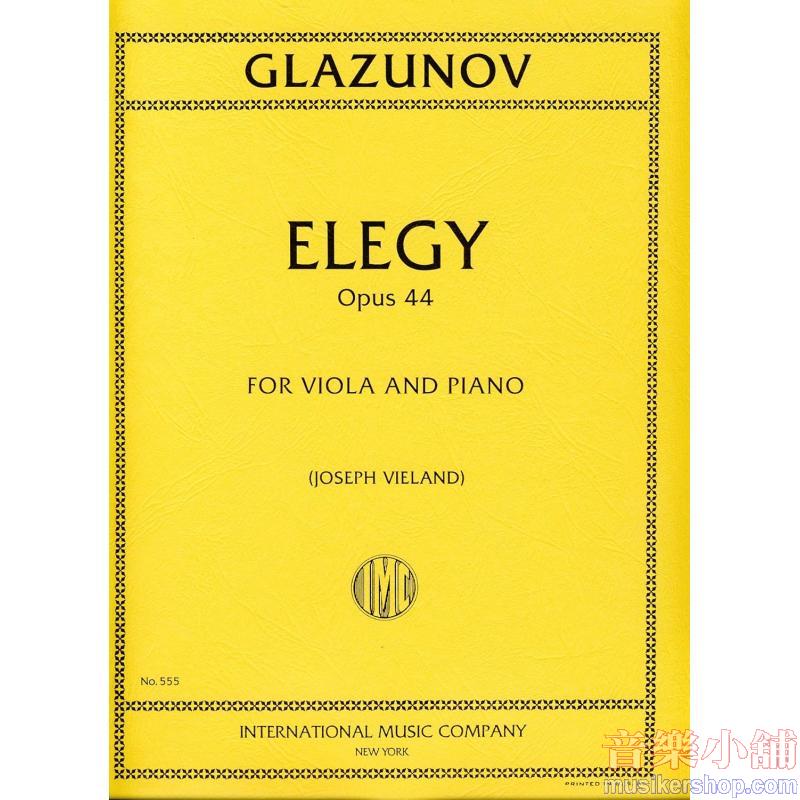 Glazunov:Elegia Op. 44 (Vieland)