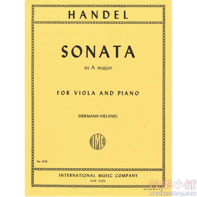 Handel:Sonata La (Hermann/Vieland)