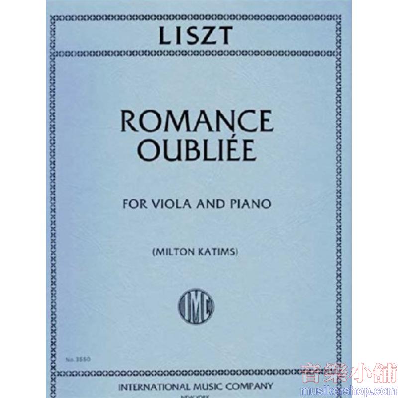 Liszt:Romance Oubliee (Katims)