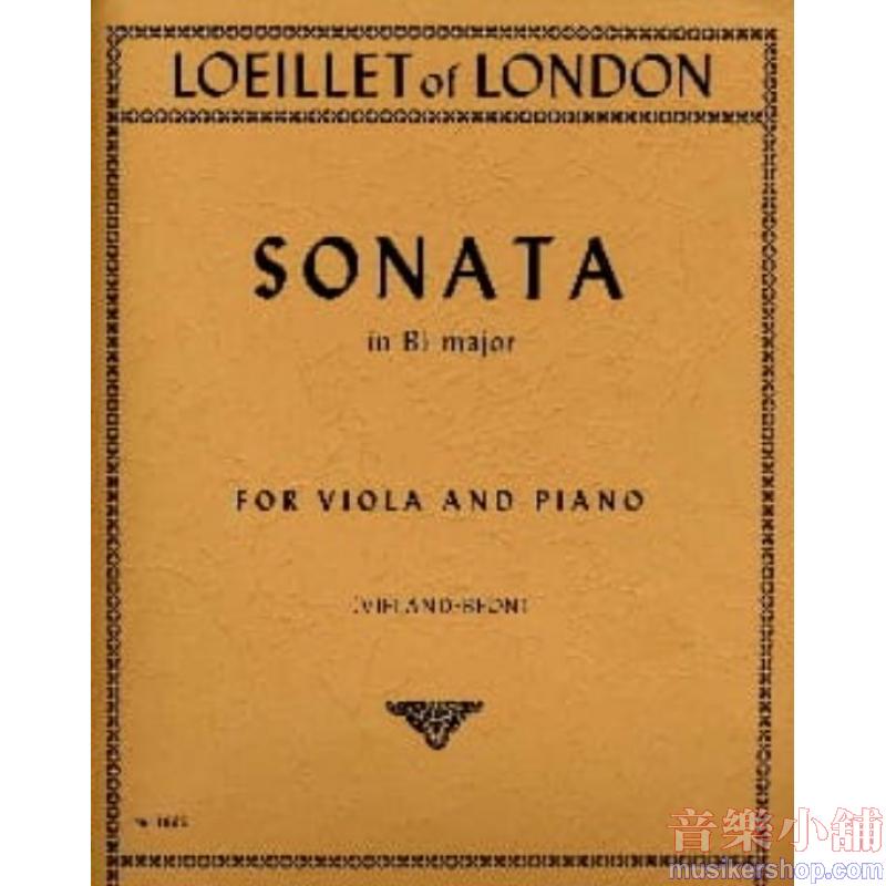 Loeillet:Sonata In B Flat Major Vieland