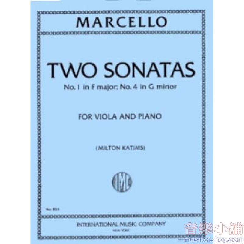 Marcello：2 Sonate (Fa Maggiore E Sol Minore) (Katims)