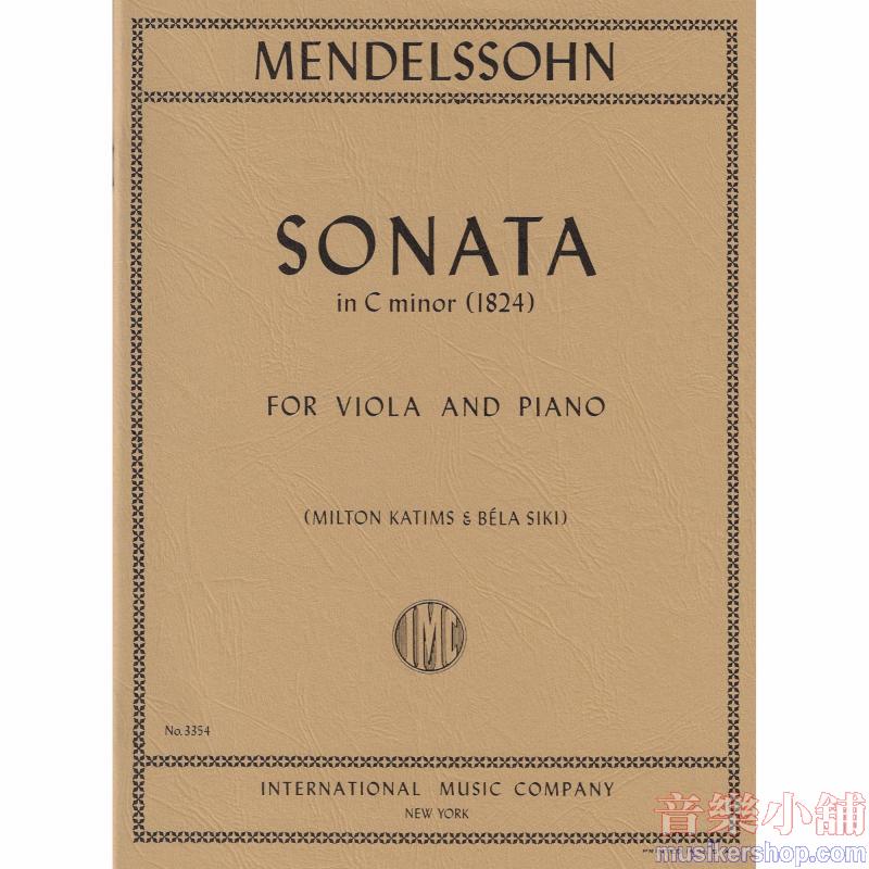 Mendelssohn：Sonata Do Min.
