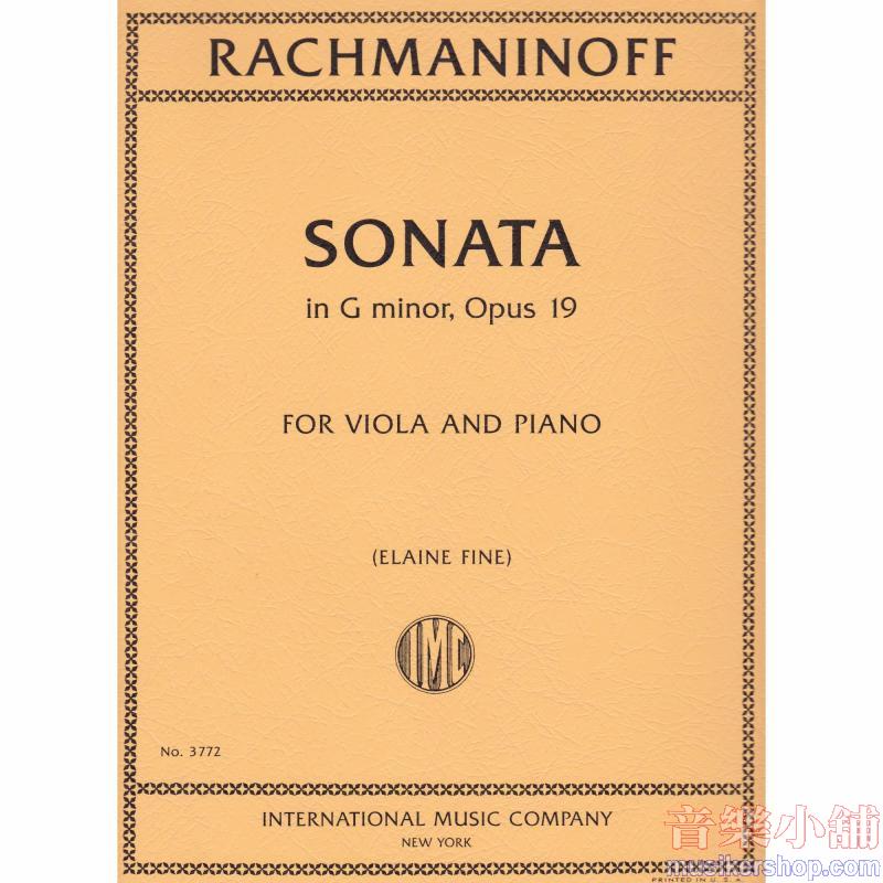 Rachmaninov：Sonata in G Minor, Op. 19