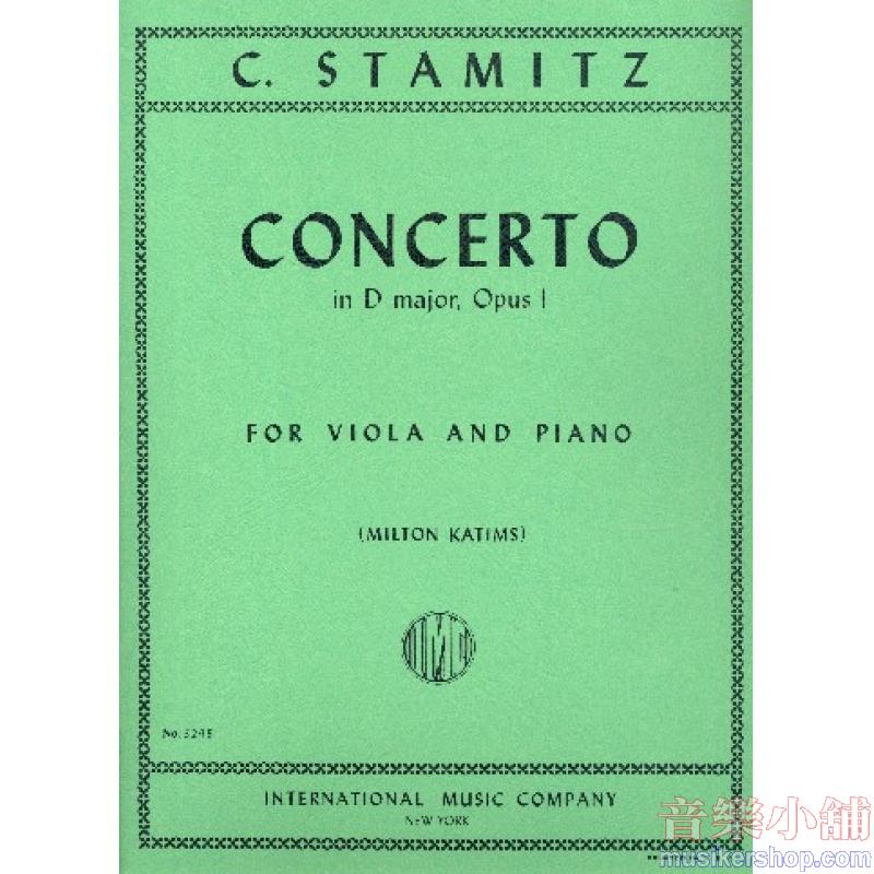 STAMITZ:Concerto in D major, Op. 1 (KATIMS)