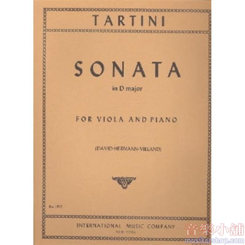 TARTINI:Sonata in D major (F. HERMANN-VIELAND)