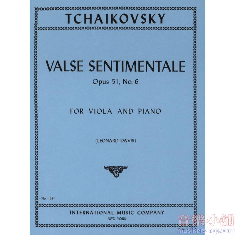 TCHAIKOVSKY：Valse Sentimentale, Op. 51 No. 6 (L. DAVIS)