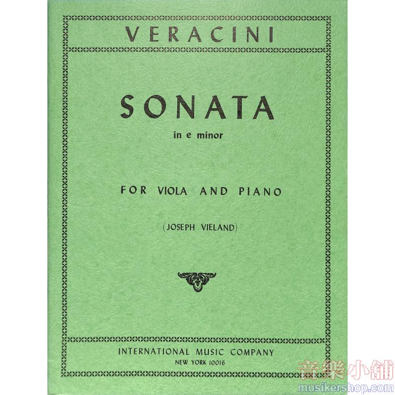 VERACIN :  Sonata in E minor (HERMANN-VIELAND)